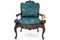 Armchair with Footstool, France, 1880s, Set of 2, Image 3