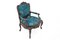 Armchair with Footstool, France, 1880s, Set of 2, Image 10