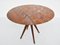 Round Red Onyx Table with Brass Details by Ico & Luisa Parisi for Ariberto Colombo, Italy, 1954 5