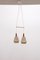 Teak Hanging Lamp with 2 Shades, Sweden, 1960s, Image 10