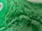 Jarrón Abstact italiano de cristal de Murano verde y plata esterlina, Imagen 8