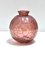 Jarrón Diaspora vintage de vidrio soplado iridiscente en rosa atribuido a Loetz, años 20, Imagen 4