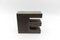 Mid-Century Modern Patinated Copper Letter E, Germany, 1960s-1970s, Image 3