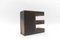 Mid-Century Modern Patinated Copper Letter E, Germany, 1960s-1970s 5