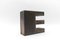 Mid-Century Modern Patinated Copper Letter E, Germany, 1960s-1970s, Image 5