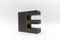 Mid-Century Modern Patinated Copper Letter E, Germany, 1960s-1970s 1