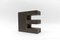 Mid-Century Modern Patinated Copper Letter E, Germany, 1960s-1970s, Image 1