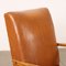Beech and Leatherette Armchair, 1950s 4