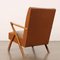 Beech and Leatherette Armchair, 1950s 8