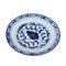 Assiette Vintage en Porcelaine Bleue, Chine 1