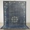 Antique Chinese Handmade Peking Rug in Thin Knot Cotton and Wool 9