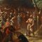 Flemish School Artist, The Preaching of St. John, 1600s-1700s, Oil on Canvas, Framed 2