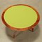 Coffee Table in Painted Beech and Glass, 1950s 6