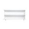 Rectangular Container Shelf in White Steel, 2000s 4