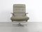 FK85 Gray Leather Lounge Chair by Preben Fabricius & Jørgen Kastholm for Kill International, 1962 1