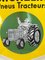 Michelin Tractor Sign in Enamel and Metal, 1960s 2