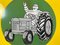 Cartel de tractor Michelin esmaltado y metal, años 60, Imagen 3