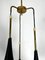 Mis-Century Stilnovo Pendant with Three Lights from Sciolari, Italy, 1950s 6