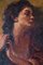 Señorita trenzándose el pelo, óleo sobre lienzo grande, años 50, enmarcado, Imagen 6