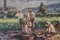 Harvesting the Crop, 1950s, Oil on Canvas, Image 3