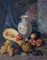 Vaso e frutta esotica del Mediterraneo, Olio su tela, anni '20, con cornice, Immagine 2