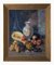 Vaso e frutta esotica del Mediterraneo, Olio su tela, anni '20, con cornice, Immagine 1