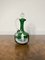 Antique Victorian Mary Gregory Green Glass Ewer, 1860s, Image 3