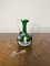 Antique Victorian Mary Gregory Green Glass Ewer, 1860s, Image 2