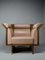 Postmodern Neo Eclectic Wood and Leather Lounge Chair from Busnelli, 1983 4