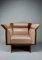 Postmodern Neo Eclectic Wood and Leather Lounge Chair from Busnelli, 1983 12
