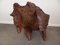 Brutalistic Coffee Table in Burr Elm, 1950s, Image 9