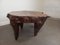 Brutalistic Coffee Table in Burr Elm, 1950s 14