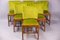 English Art Deco Walnut Dining Table and Chairs from Hille, 1930s, Set of 7, Image 7