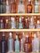 Antique Apotheque Wall Cabinet with Bottles, 1920s, Set of 55, Image 7