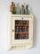 Antique Apotheque Wall Cabinet with Bottles, 1920s, Set of 55 1