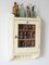 Antique Apotheque Wall Cabinet with Bottles, 1920s, Set of 55, Image 1