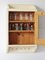 Antiker Apotheker Wandschrank mit Flaschen, 1920er, 55 . Set 8