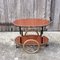 Mid-Century Modern Bar Trolley in Brass and Formica Wood, 1950s 3