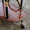 Mid-Century Modern Bar Trolley in Brass and Formica Wood, 1950s 10