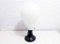 Lámpara de mesa con bombilla de vidrio, años 80, Imagen 3