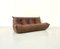 French Togo Sofa in Castagna Leather by Michel Ducaroy for Ligne Roset, 1970s 6
