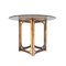 Round Dining Table in Bamboo and Glass, Italy, 1970s, Image 4