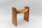 Mid-Century Modern Pine Wood Stool by Gilbert Marklund for Furusnickarn AB, 1970s, Image 1