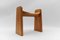 Mid-Century Modern Pine Wood Stool by Gilbert Marklund for Furusnickarn AB, 1970s, Image 8