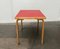 Tavolo da pranzo o scrivania Mid-Century rosso di Alvar Aalto per Artek, anni '60, Immagine 2