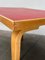 Mid-Century Red Dining Table or Desk by Alvar Aalto for Artek, 1960s 21