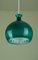Lámpara colgante Onion de vidrio de Helge Zimdal para Falkenbergs Lighting, años 60, Imagen 1