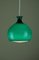 Lámpara colgante Onion de vidrio de Helge Zimdal para Falkenbergs Lighting, años 60, Imagen 8