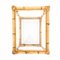 Tavolino da caffè rettangolare in bambù con ripiano in vetro, Italia, anni '70, Immagine 6
