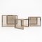 Stone and Glass Interlocking Tables, Italy, 1960s, Set of 3 3